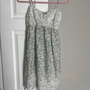 Joie Floral Lace Mini Dress with spaghetti straps